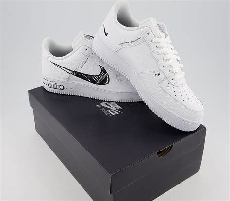 Weiße Nike Air Force 1 Größe 43 online 